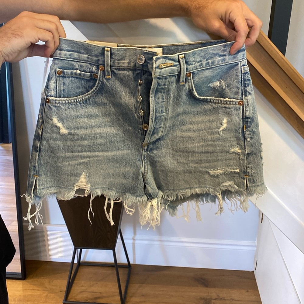 Aritzia Agolde Jaden jean shorts